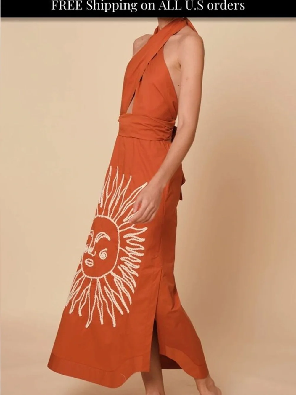 Johanna Ortiz Manana Soleada Halter Dress - Picture 3 of 7